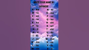 Try writing your name in japanese #suzumenotojimari #fungame@DIYbyPrerna