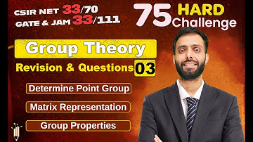 Group Theory 03 | 75 Hard Challenge | IIT JAM | CSIR NET | GATE 2024 | Vigyan Vriksh