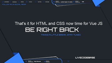 Create  Music streaming Webapp |  Vue JS | LiveCodebase Live Stream