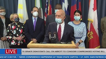 Texas Senate Democrats call to meet with Gov. Abbott on voting bill compromise