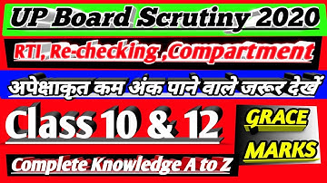 scrutiny form kaise bharen || up board scrutiny form 2023 || compartment exam | RTI kaise lagate hai