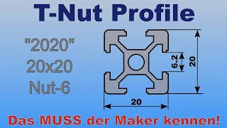 TNut Aluminium Profile für Maker