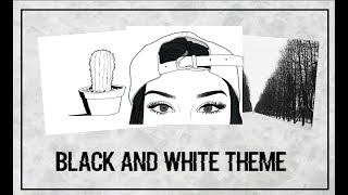 Bloxburg Aesthetic Tumblr Decal Id S Black And White Theme Youtube - roblox icon aesthetic black and white