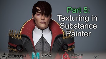 Part 5 ( substance painter skin texturing ) : Vampire 3d character in maya zbrush substance painter