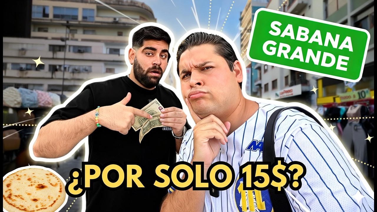 PROBANDO LA COMIDA MÁS BARATA DE VENEZUELA  🇻🇪 😱 (¿Mejor que lo que comieron Dos Locos de Viaje?)