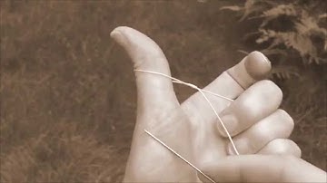 Needle Tatting - Speed Tatting Double Stitch (ds) in Needle Tatting by RustiKate