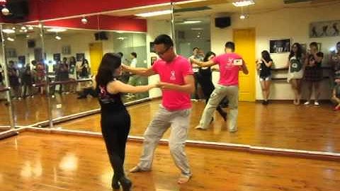 HeartZouk Dance - Basic Class Demo - Nhi Miu - Hoài Phương - 17June2014