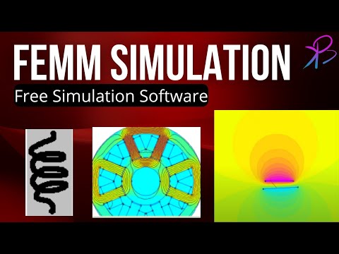 FEMM (free FEM software) Capacitor Modelling full tutorial | Learn with BK