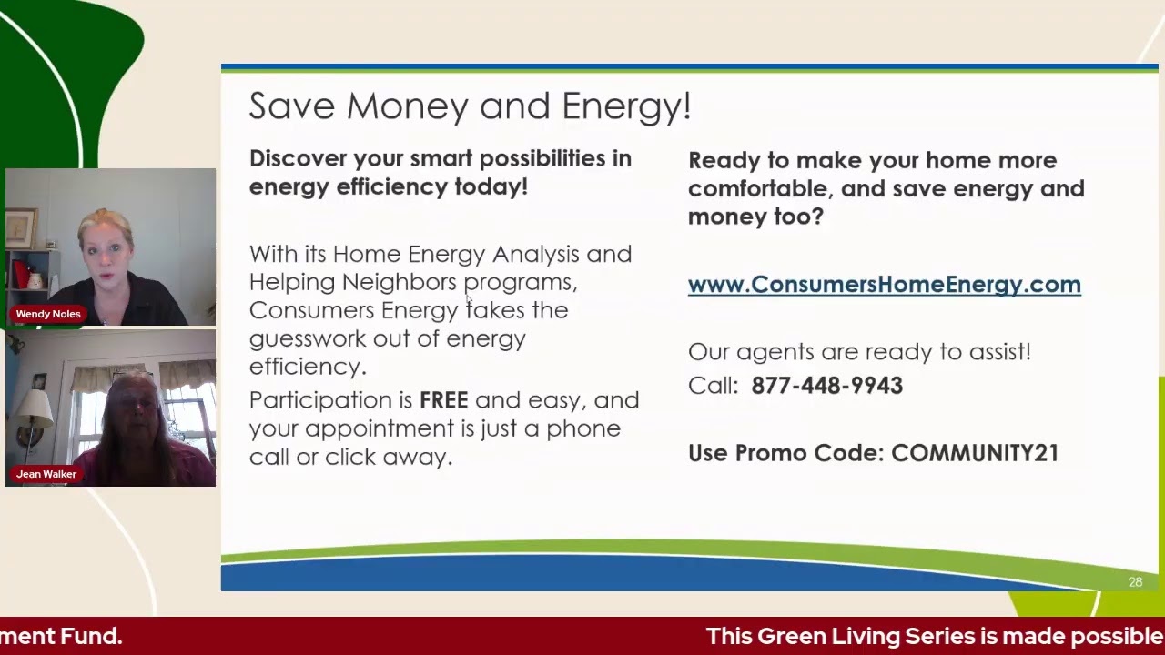 Green Living: Consumers Energy Green Living for Homes Program