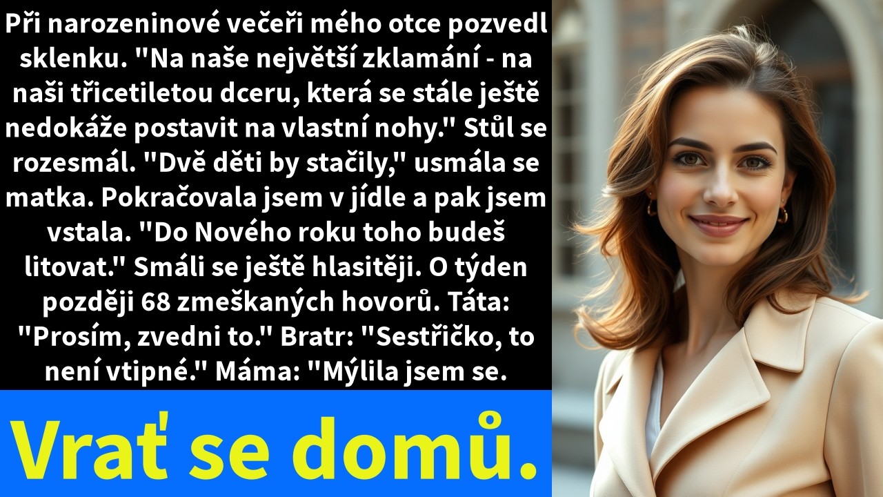 U nedělního oběda mě táta poklepal vidličkou o sklenici a před celou rodinou prohlásil: „Tvoje sestra přišla o práci, takže budeš platit její účty.“ Máma přikývla, jako by už bylo rozhodnuto....