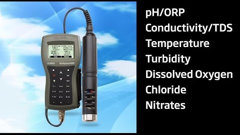 HI9829 Multiparameter pH/ISE/EC/DO/Turbidity Waterproof Meter with GPS option