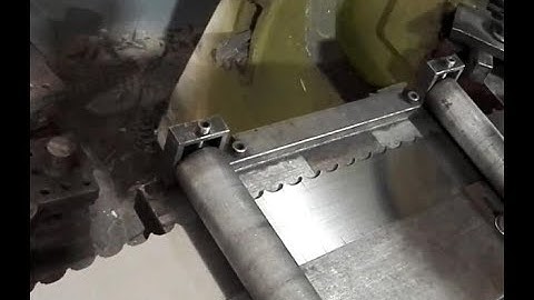 How to punching tooth for band saw blade?