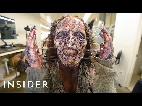 how-a-hollywood-makeup-artist-turns-actors-into-zombies-|-movies-insider