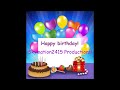 My Birthday Message to Skymation2415 Productions