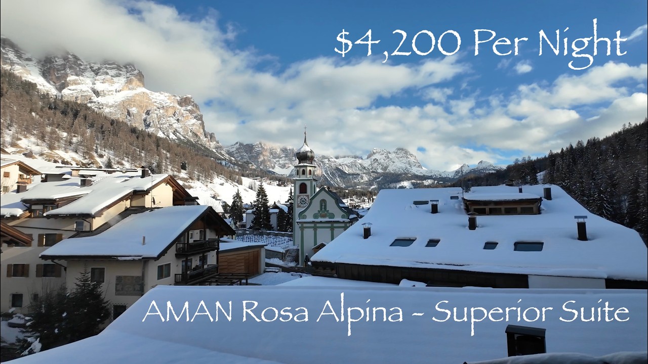 AMAN Rosa Alpina | Superior Suite $4,200 Per Night | February 2026 | Hotel Room Tour