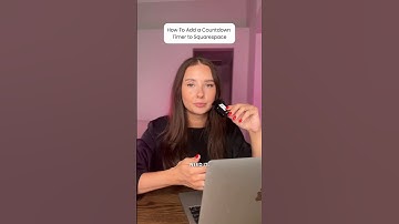 How to add a countdown timer to Squarespace ✨ #squarespacetips