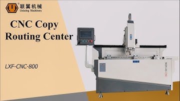 CNC Copy Routing Machine for Plastic uPVC Window LXF-CNC-800