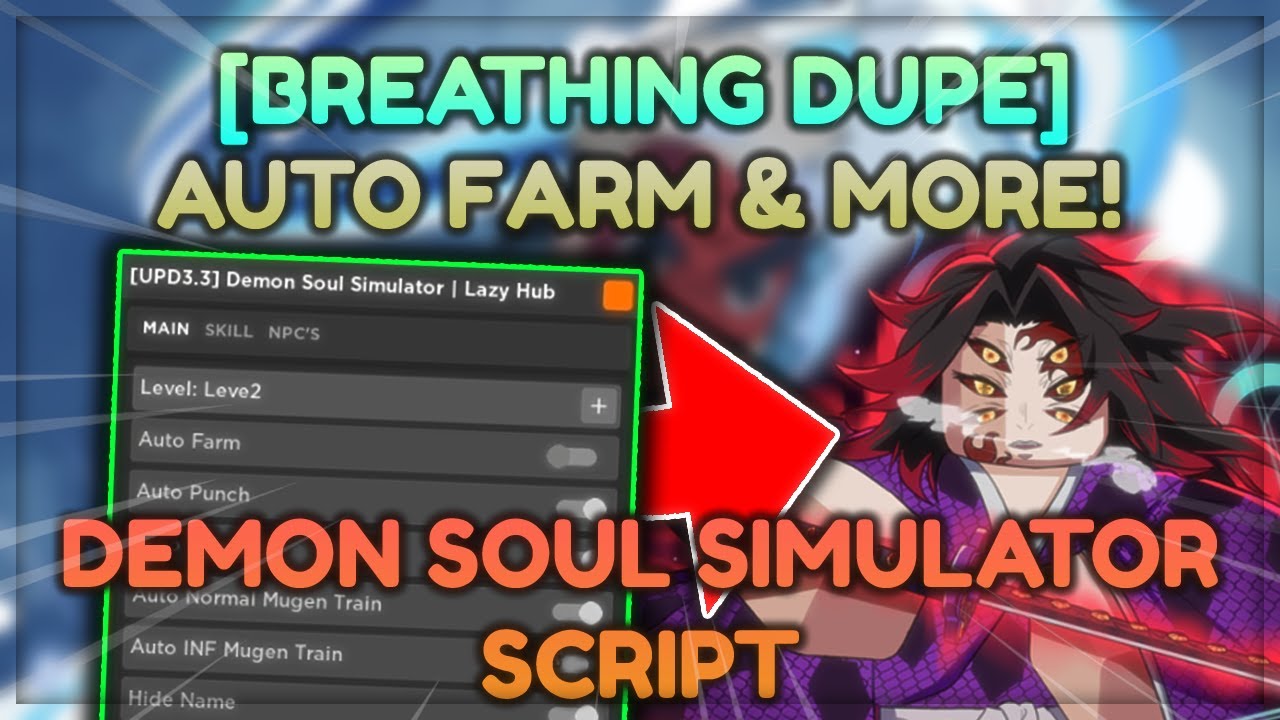 Demon Soul Simulator GUI - Auto Farm, Auto Punch & More - Porosmaju