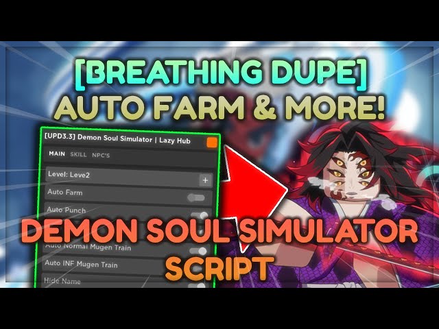 Demon Soul Simulator GUI - Auto Farm, Auto Punch & More - Porosmaju