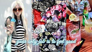 ☆ Thrift, hang out, bins haul, eat & work with me ☆ full time reseller vlog ~