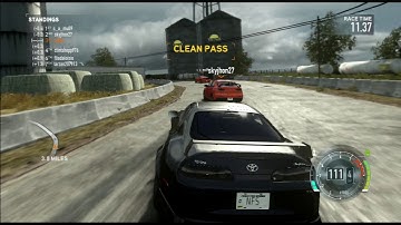 NFS the Run Multiplayer gameplay- Dirty Deeds- Toyota Supra