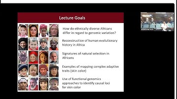 Seminar 7: Mapping Human Diversity in African Populations (Prof. Sarah Tishkoff)