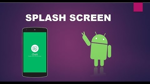 17. Splash Screen in android Urdu/Hindi