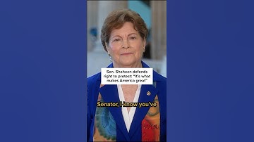 Sen. Shaheen defends right to protest: 