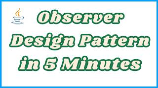 Observer Design Pattern