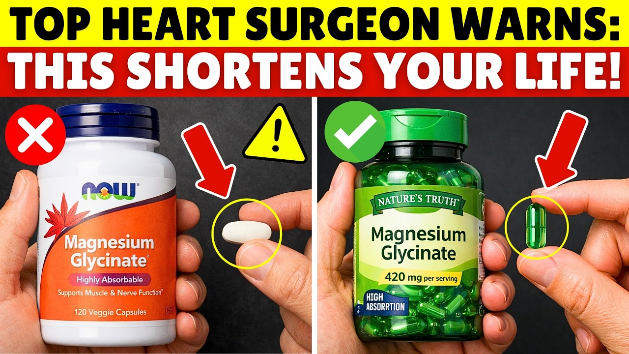 Avoid THESE 6 Magnesium Glycinate Mistakes – Doctors Warn Hidden Dangers Every Senior MUST Know!