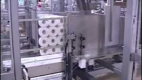 Case packers, shrink-wrappers, palletizers for tissues 2/3