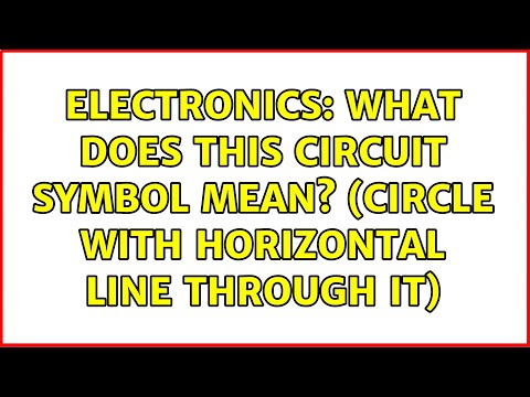 What does a circle with a horizontal line through it mean?