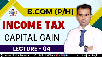 income tax class for b.com | calculating capital gain | questions practice | part 4 | by anuj sir