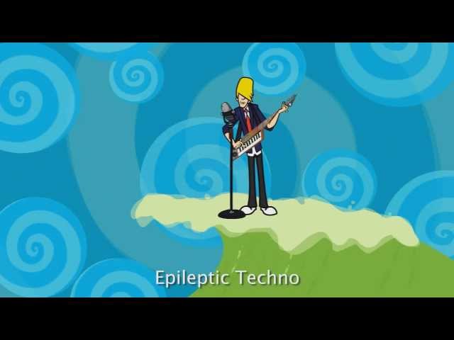 EPILEPTIC TECHNO - (Your Favorite Martian music video) (In Reverse)