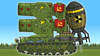 Upgrading the Secret Mega Tank - Cartoons about tanks