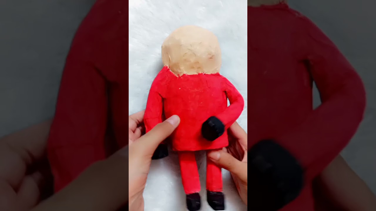 How to make 3D Santa🎅🏻 