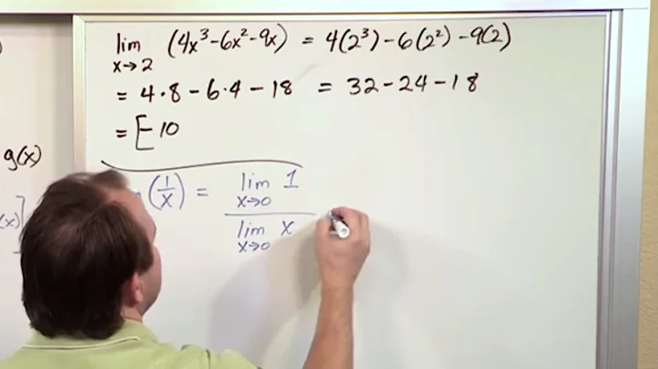 Lesson 9 - Using The Limit Laws (Calculus 1)