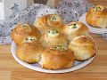 Feta cheese rose rolls | Poale-n brau (branzoaice) cu branza sarata