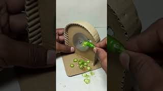 Chilli Cutter Machine Diy project at homewith De Motor | #youtubeshorts #shorts#dcmotor #motor