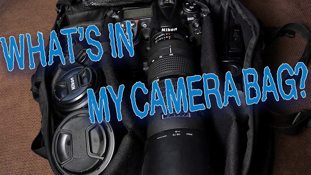 WHAT'S IN MY CAMERA BAG? Nikon Lenses and AB Lighting. Affordable ...