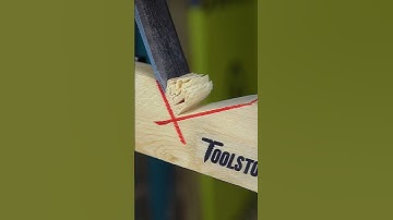 Satisfying Wood Chisel Operating