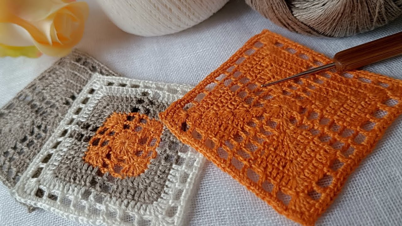 Simple Square Crochet Pattern with endless variations