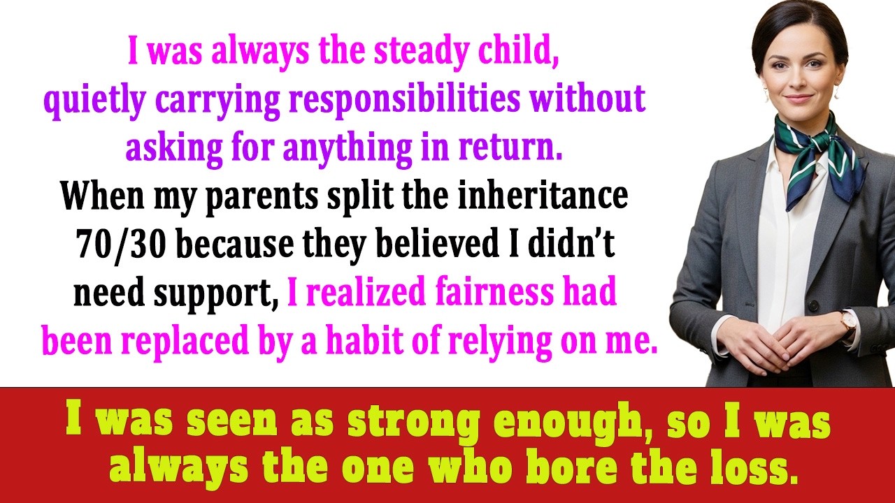 My Parents Promised Equal Inheritance — Then Split It 70/30