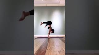 Learning slowly don't rush for the results#handbalancing #gymnasticsworkout