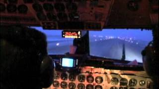 Difficult Winter DC-6 Landing in Alaska