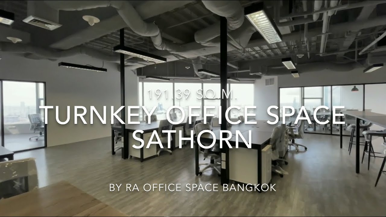 191.39 Sq.m. Turnkey Creative Office Space, Sathorn