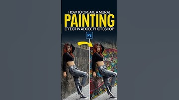 How to Create a Mural Painting Effect in Photoshop #Mural #amgraphix #PaintingEffect #photoshop