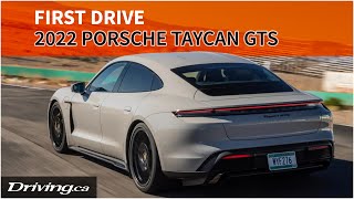 2022 Porsche Taycan GTS | First Drive | Driving