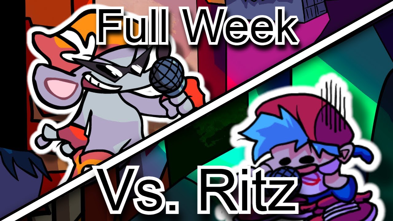 Friday Night Funkin' vs Ritz FULL WEEK (Full Combo/Hard/90% Accuracy ...