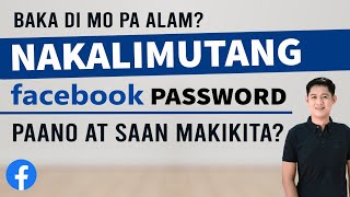 PAANO MAKIKITA ANG NAKALIMUTANG PASSWORD SA FACEBOOK ACCOUNT?